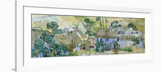 Farms Near Auvers-Vincent van Gogh-Framed Giclee Print