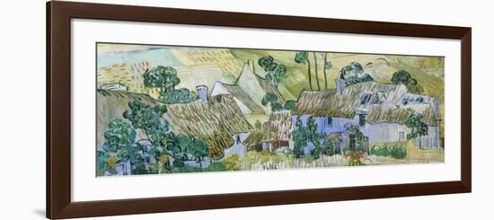 Farms Near Auvers-Vincent van Gogh-Framed Giclee Print