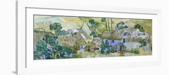 Farms Near Auvers-Vincent van Gogh-Framed Giclee Print