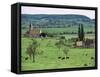 Farms Near Vieux-Pont-En-Ange, Near Boissey, Basse Normandie (Normandy), France-Adam Woolfitt-Framed Stretched Canvas