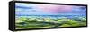 Farmscape Panorama II-James McLoughlin-Framed Stretched Canvas