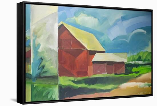 Farmscape-Tim Nyberg-Framed Stretched Canvas