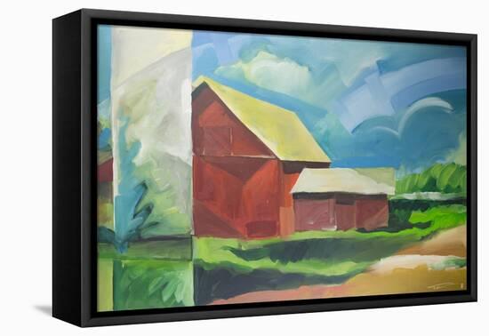 Farmscape-Tim Nyberg-Framed Stretched Canvas