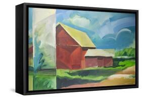 Farmscape-Tim Nyberg-Framed Stretched Canvas