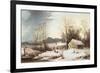 Farmstead in Winter, 1860-Frederic Edwin Church-Framed Giclee Print