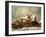 Farmstead in winter-Carl Julius von Leypold-Framed Giclee Print