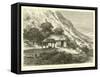 Farmstead of Mayoc in the Valley of Occobamba-Édouard Riou-Framed Stretched Canvas