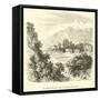 Farmstead of Sayllaplaya-Édouard Riou-Framed Stretched Canvas