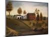 Farmstead Scene, American School, Late 19th Century-null-Mounted Giclee Print