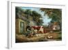 Farmyard, 1856-John Frederick Senior Herring-Framed Giclee Print