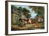 Farmyard, 1856-John Frederick Senior Herring-Framed Giclee Print
