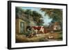 Farmyard, 1856-John Frederick Senior Herring-Framed Giclee Print