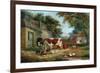 Farmyard, 1856-John Frederick Senior Herring-Framed Giclee Print