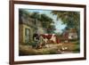 Farmyard, 1856-John Frederick Senior Herring-Framed Giclee Print