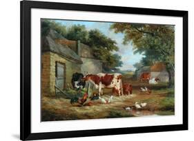 Farmyard, 1856-John Frederick Senior Herring-Framed Giclee Print