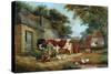 Farmyard, 1856-John Frederick Senior Herring-Stretched Canvas