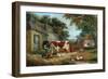 Farmyard, 1856-John Frederick Senior Herring-Framed Giclee Print