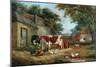 Farmyard, 1856-John Frederick Senior Herring-Mounted Giclee Print