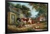 Farmyard, 1856-John Frederick Senior Herring-Framed Giclee Print