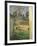 Farmyard at Auvers, 1879-80-Paul Cézanne-Framed Giclee Print