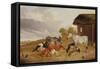 Farmyard Companions-John Alfred Wheeler-Framed Stretched Canvas