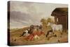 Farmyard Companions-John Alfred Wheeler-Stretched Canvas