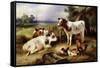 Farmyard Friends, 1923-Walter Hunt-Framed Stretched Canvas