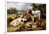 Farmyard Friends, 1923-Walter Hunt-Framed Giclee Print