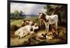 Farmyard Friends, 1923-Walter Hunt-Framed Giclee Print