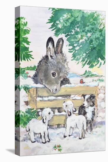 Farmyard Friends, 1996-Diane Matthes-Stretched Canvas