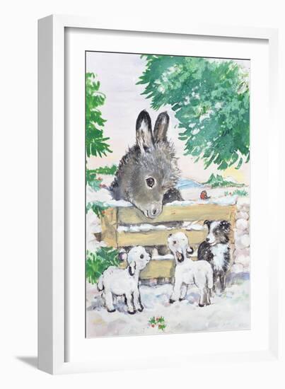 Farmyard Friends, 1996-Diane Matthes-Framed Giclee Print