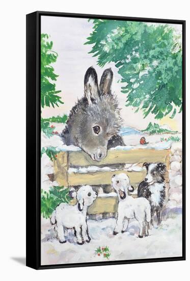 Farmyard Friends, 1996-Diane Matthes-Framed Stretched Canvas