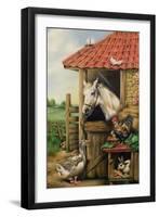 Farmyard Friends-Carl Donner-Framed Giclee Print