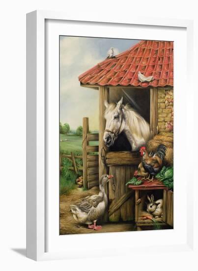 Farmyard Friends-Carl Donner-Framed Giclee Print