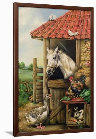 Farmyard Friends-Carl Donner-Framed Giclee Print