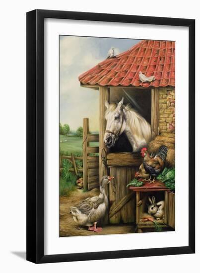 Farmyard Friends-Carl Donner-Framed Premium Giclee Print