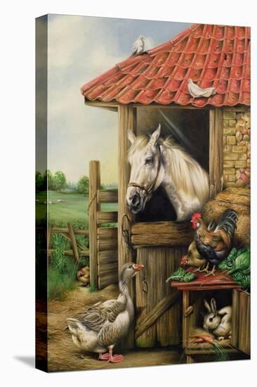 Farmyard Friends-Carl Donner-Stretched Canvas