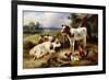 Farmyard Friends-Walter Hunt-Framed Premium Giclee Print