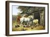 Farmyard Friends-John Frederick Herring II-Framed Giclee Print