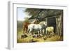 Farmyard Friends-John Frederick Herring II-Framed Giclee Print