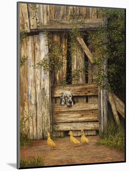 Farmyard Friends-Bill Makinson-Mounted Giclee Print