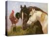 Farmyard Friends-John Frederick Herring Jnr-Stretched Canvas