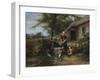 Farmyard Happiness-Jan Mari Henri Ten Kate-Framed Giclee Print