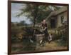 Farmyard Happiness-Jan Mari Henri Ten Kate-Framed Giclee Print