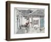 Farmyard Hens-Felicity House-Framed Giclee Print