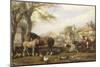 Farmyard in Herefordshire-Henry Brittan Willis-Mounted Giclee Print