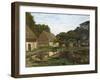 Farmyard in Normandy by Claude Monet-null-Framed Giclee Print