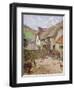 Farmyard, Porlock, Somerset-Leghe Suthers-Framed Giclee Print