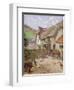 Farmyard, Porlock, Somerset-Leghe Suthers-Framed Giclee Print