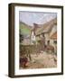 Farmyard, Porlock, Somerset-Leghe Suthers-Framed Giclee Print